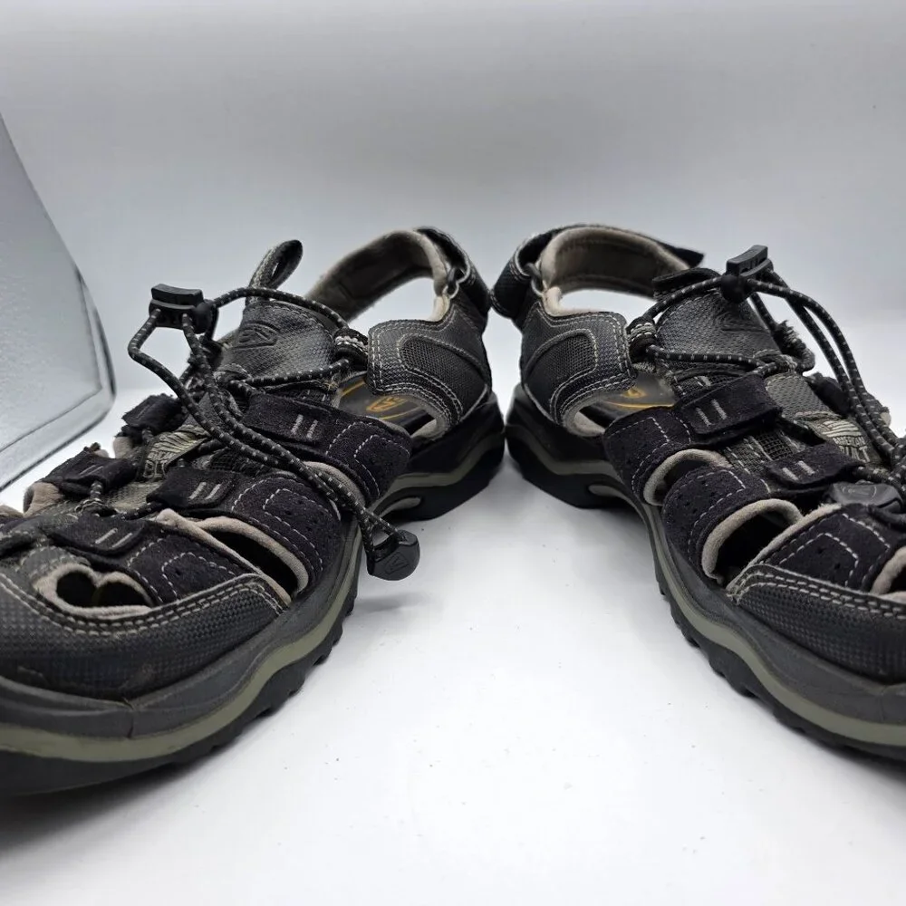 Keen Rialto Mens Size 11 Black Waterproof Closed Toe Sandals Beach Outdoor